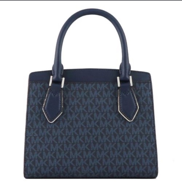 Michael Kors Mott Medium Messenger Convertible Crossbody Bag 35T0SOXM2B Admiral - Picture 3 of 15